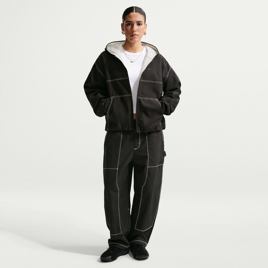 Nike oversized werkjack voor dames Zwart - Foto 2