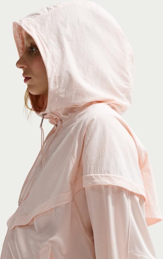 Nike oversized Windrunner damesjack Wit - Foto 3