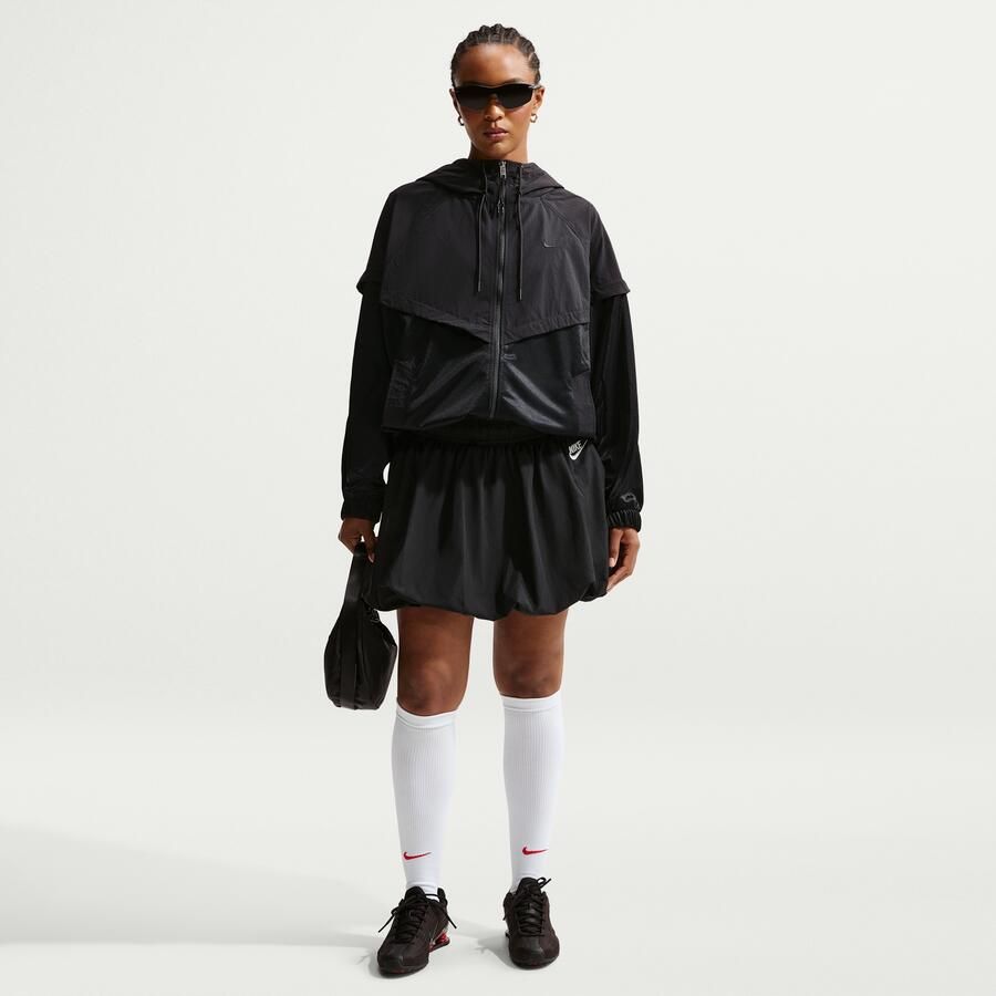 Nike oversized Windrunner damesjack Zwart