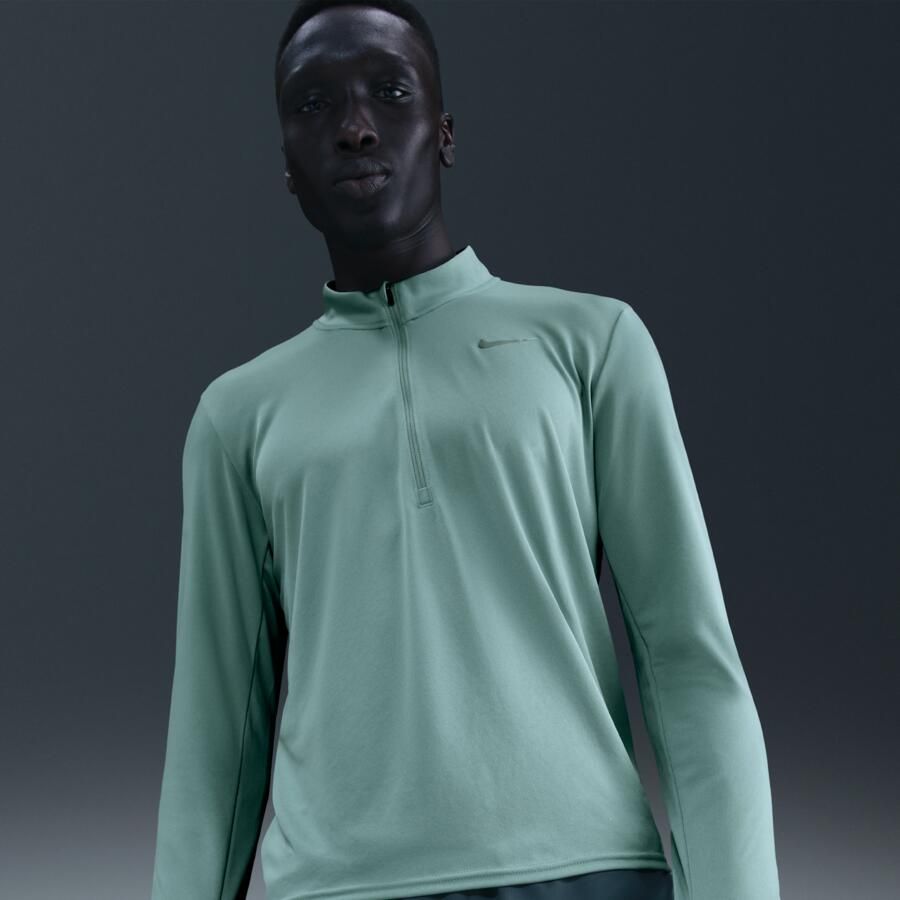 Nike Pacer Dri-FIT hardlooptop met halflange rits voor heren Groen - Foto 4