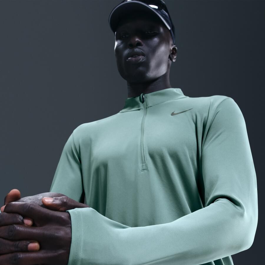 Nike Pacer Dri-FIT hardlooptop met halflange rits voor heren Groen - Foto 2