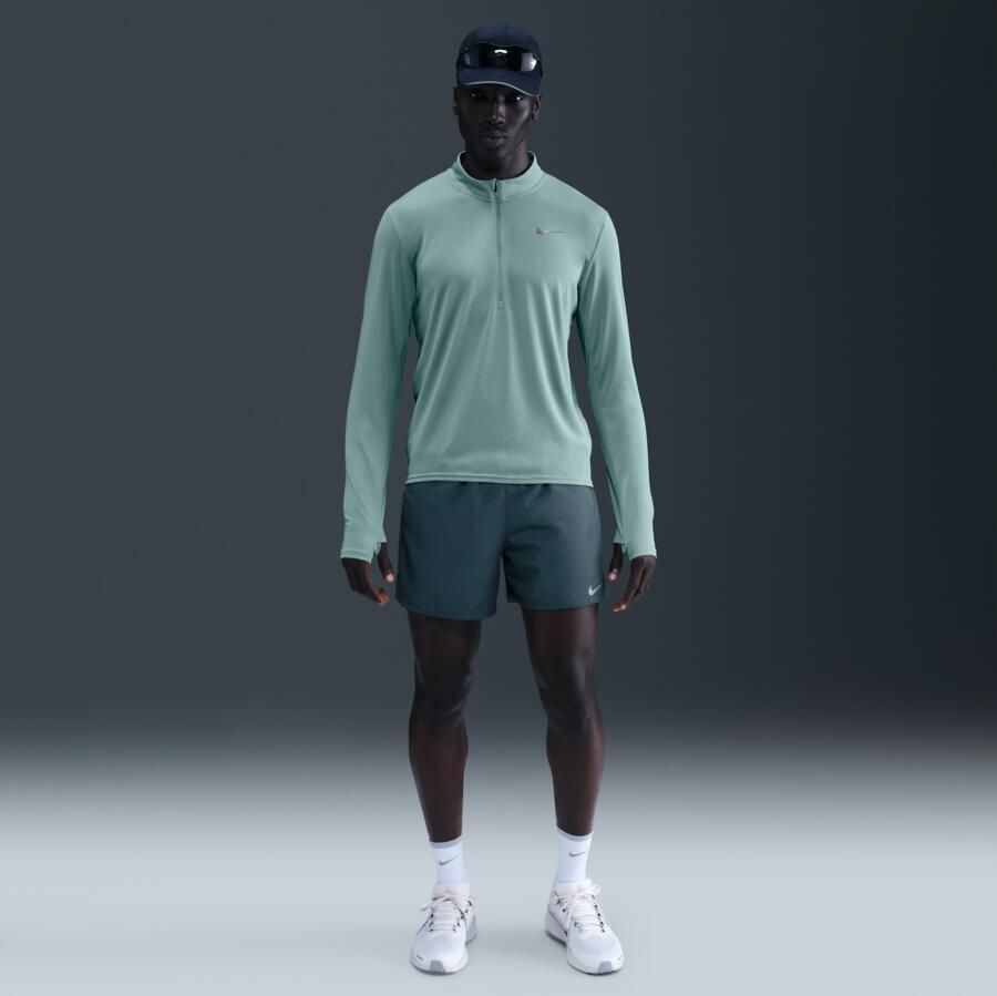 Nike Pacer Dri-FIT hardlooptop met halflange rits voor heren Groen - Foto 3