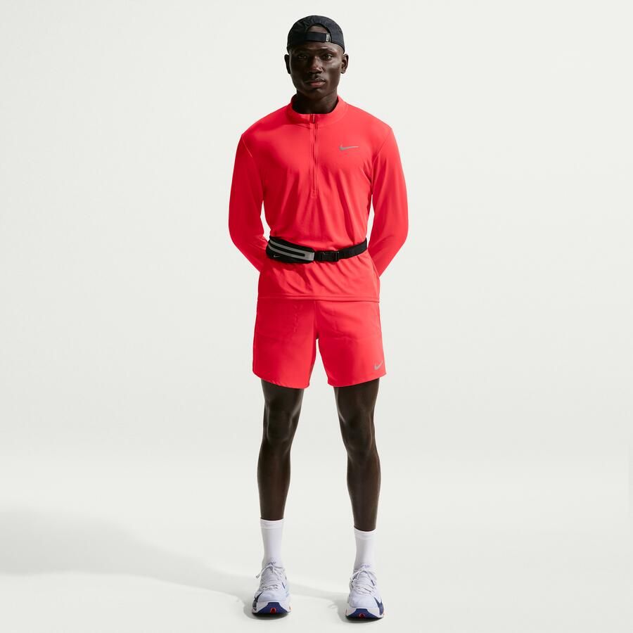 Nike Pacer Dri-FIT hardlooptop met halflange rits voor heren Rood - Foto 2