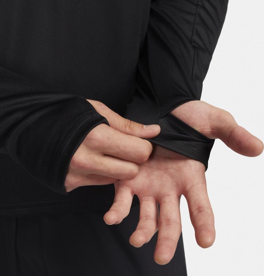 Nike Pacer Dri-FIT hardlooptop met halflange rits voor heren Zwart - Foto 2