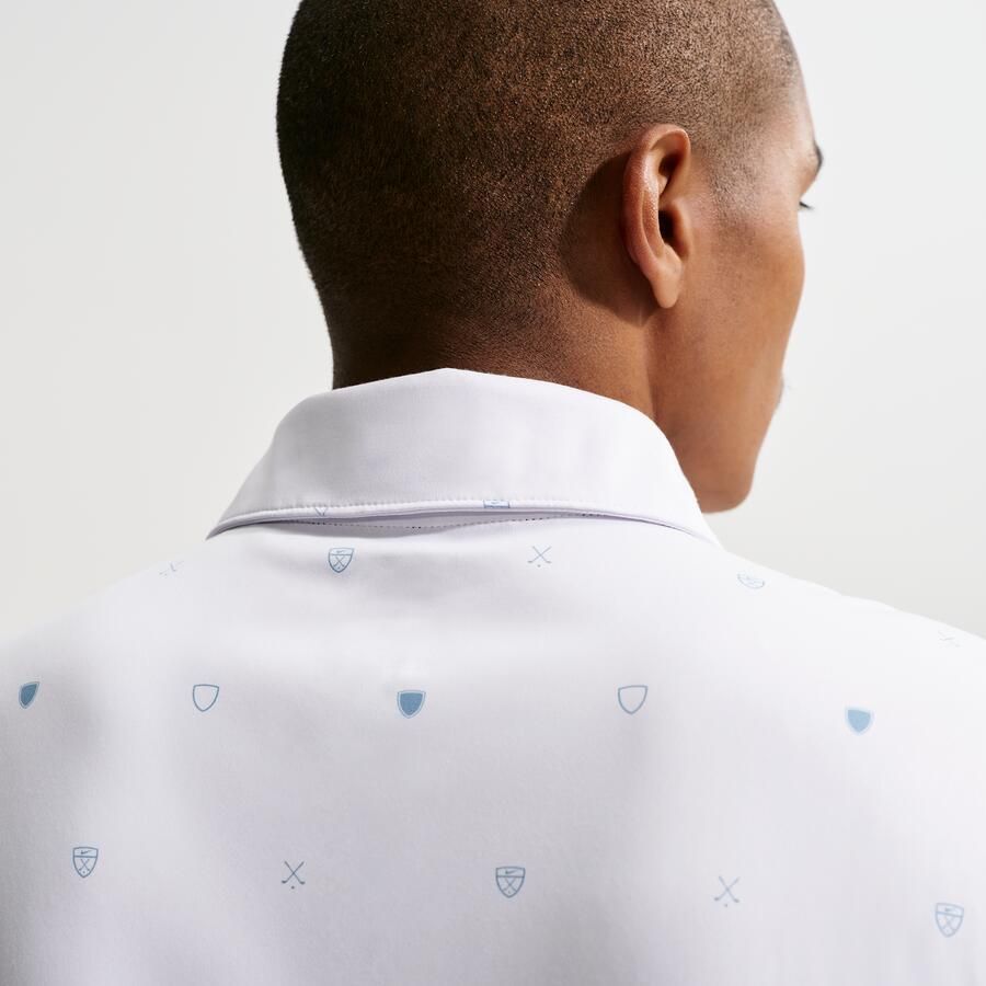 Nike Par Dri-FIT golfpolo met korte mouwen voor heren Wit