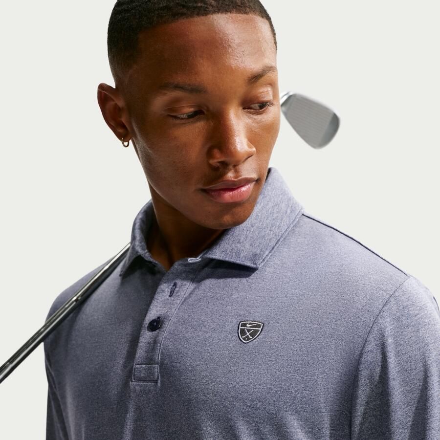 Nike Par Dri-FIT golfpolo voor heren Blauw