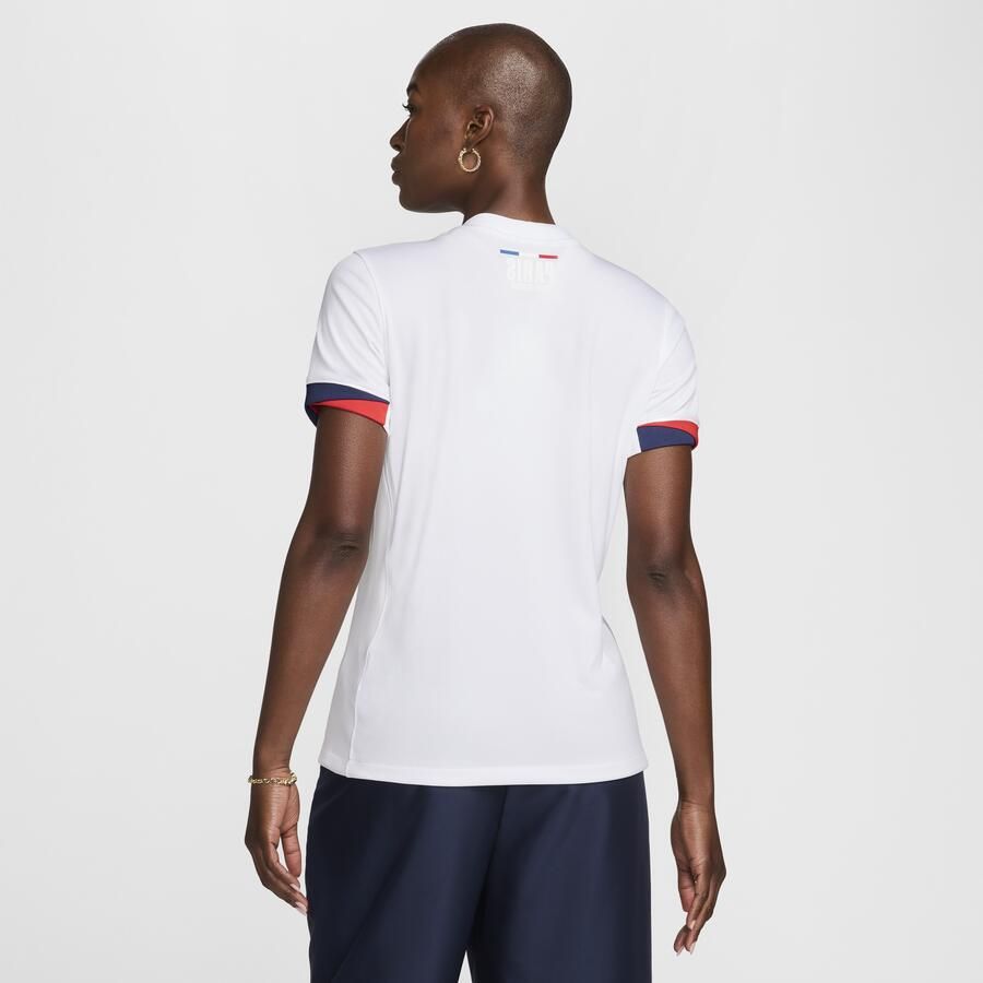 Nike Paris Saint-Germain 2024 25 Stadium Uit Dri-FIT replicavoetbalshirt voor dames Wit - Foto 4