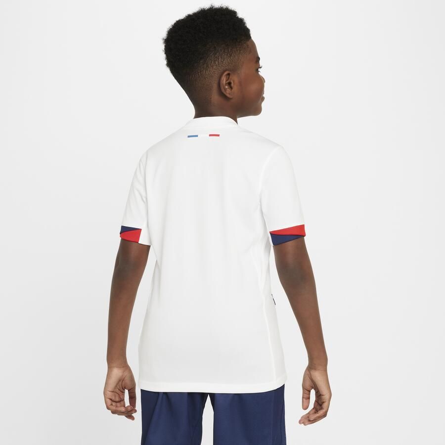Nike Paris Saint-Germain 2024 25 Stadium Uit Dri-FIT replicavoetbalshirt voor kids Wit - Foto 4