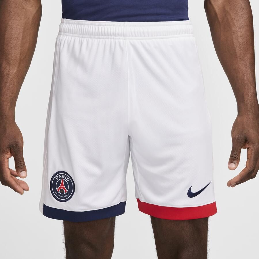 Nike Paris Saint-Germain 2024 25 Stadium Uit Dri-FIT replicavoetbalshorts voor heren Wit - Foto 3