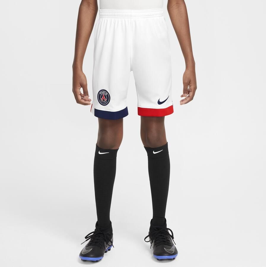 Nike Paris Saint-Germain 2024 25 Stadium Uit replicavoetbalshorts met Dri-FIT voor kids Wit - Foto 3