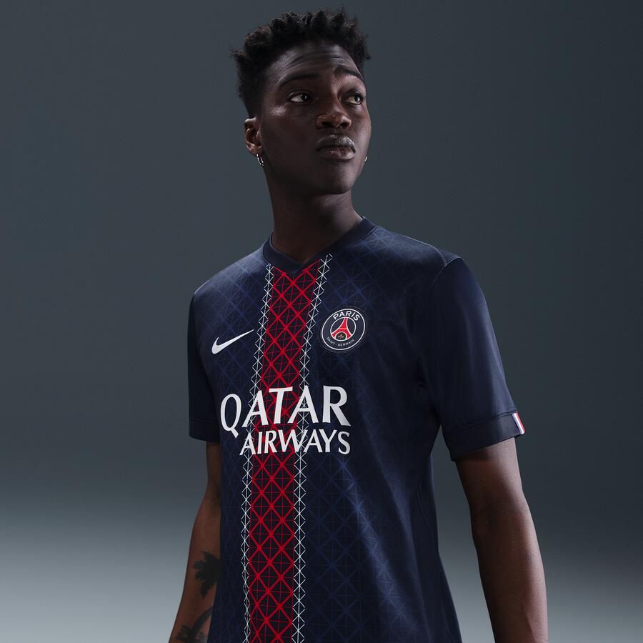 Nike Paris Saint-Germain 2025 26 Stadium Thuis Dri-FIT replicavoetbalshirt voor heren Blauw - Foto 4