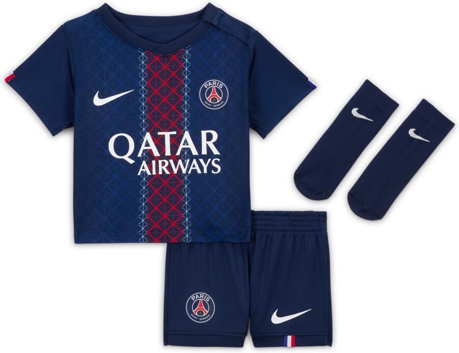 Nike Paris Saint-Germain 2025 26 Stadium Thuis driedelig replicavoetbaltenue voor baby's peuters Blauw - Foto 2