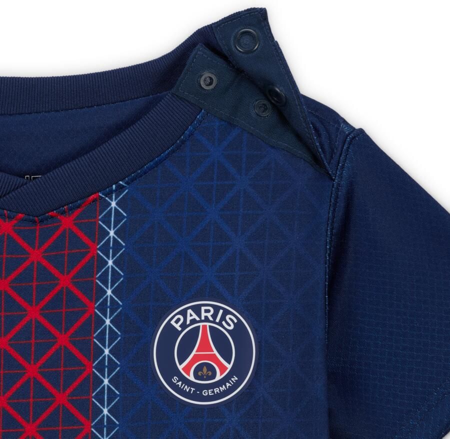 Nike Paris Saint-Germain 2025 26 Stadium Thuis driedelig replicavoetbaltenue voor baby's peuters Blauw