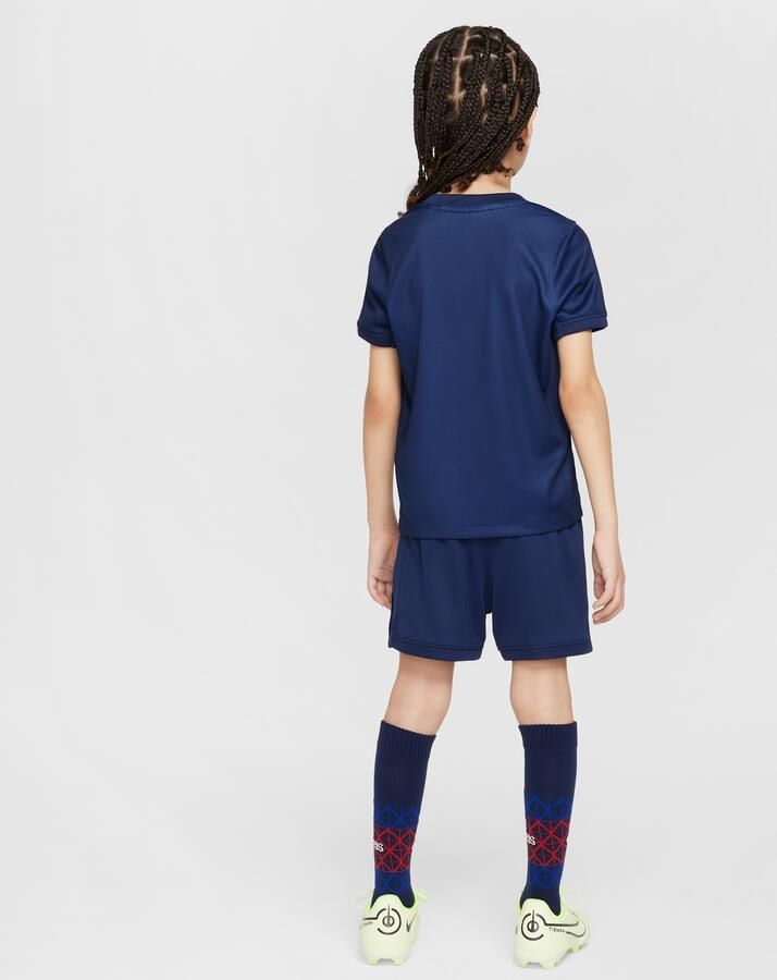 Nike Paris Saint-Germain 2025 26 Stadium Thuis driedelig replicavoetbaltenue voor kleuters Blauw - Foto 3