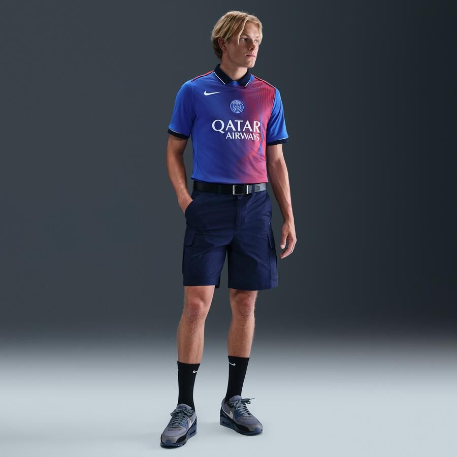 Nike Paris Saint-Germain Academy Pro Derde Dri-FIT voetbaltop met korte mouwen voor heren Blauw - Foto 3