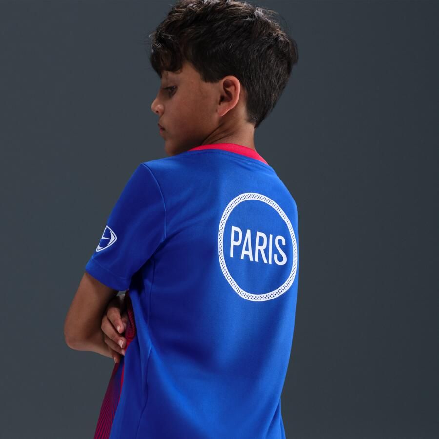Nike Paris Saint-Germain Academy Pro Derde Dri-FIT warming-uptop voor kids Blauw