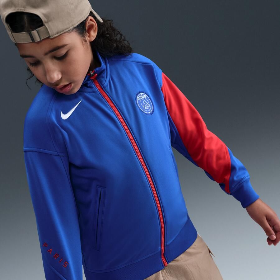 Nike Paris Saint-Germain Academy Pro Derde Total 90 Anthem voetbaljack met Dri-FIT voor kids Blauw - Foto 4