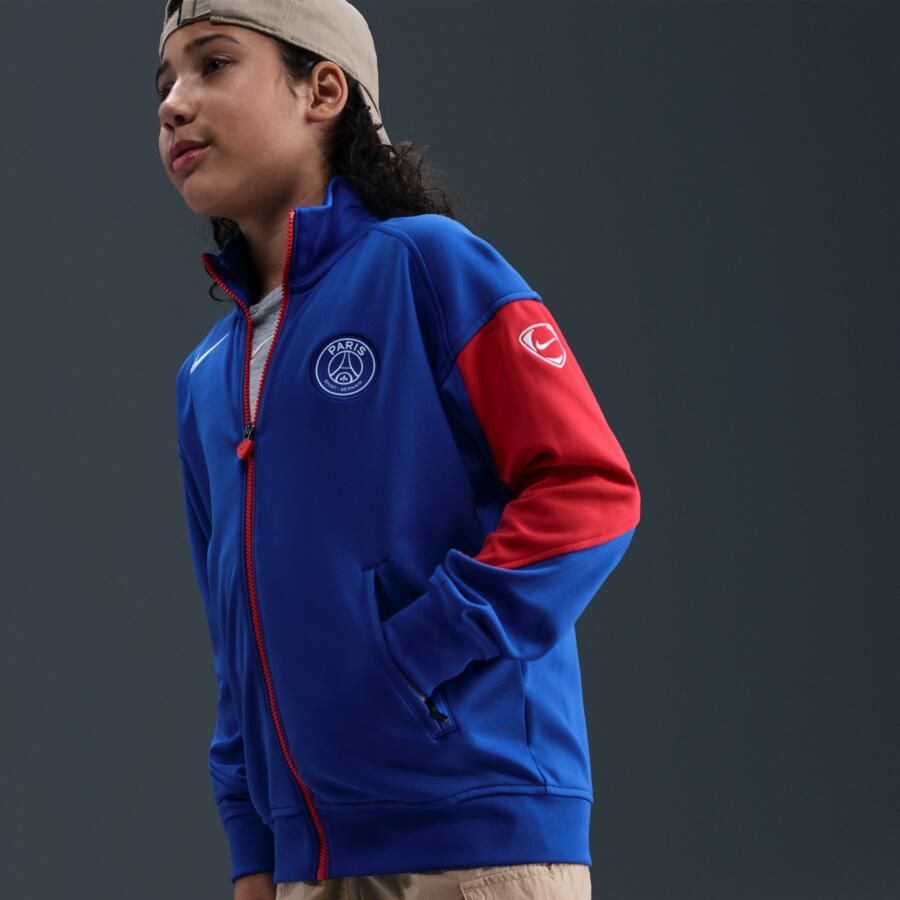 Nike Paris Saint-Germain Academy Pro Derde Total 90 Anthem voetbaljack met Dri-FIT voor kids Blauw