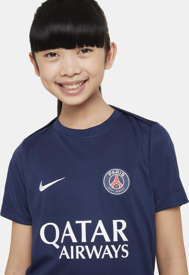 Nike Paris Saint-Germain Academy Pro Dri-FIT knit voetbaltop met korte mouwen voor kids Blauw - Foto 2