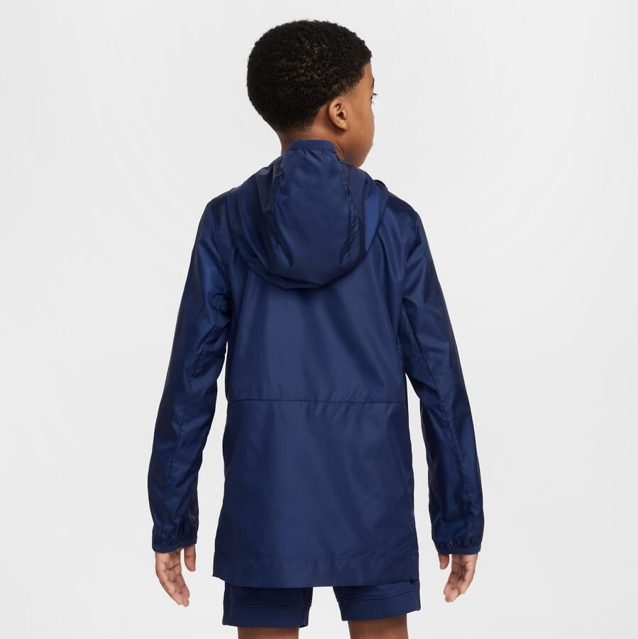 Nike Paris Saint-Germain Academy Pro voetbalregenjack met capuchon voor kids Blauw - Foto 3