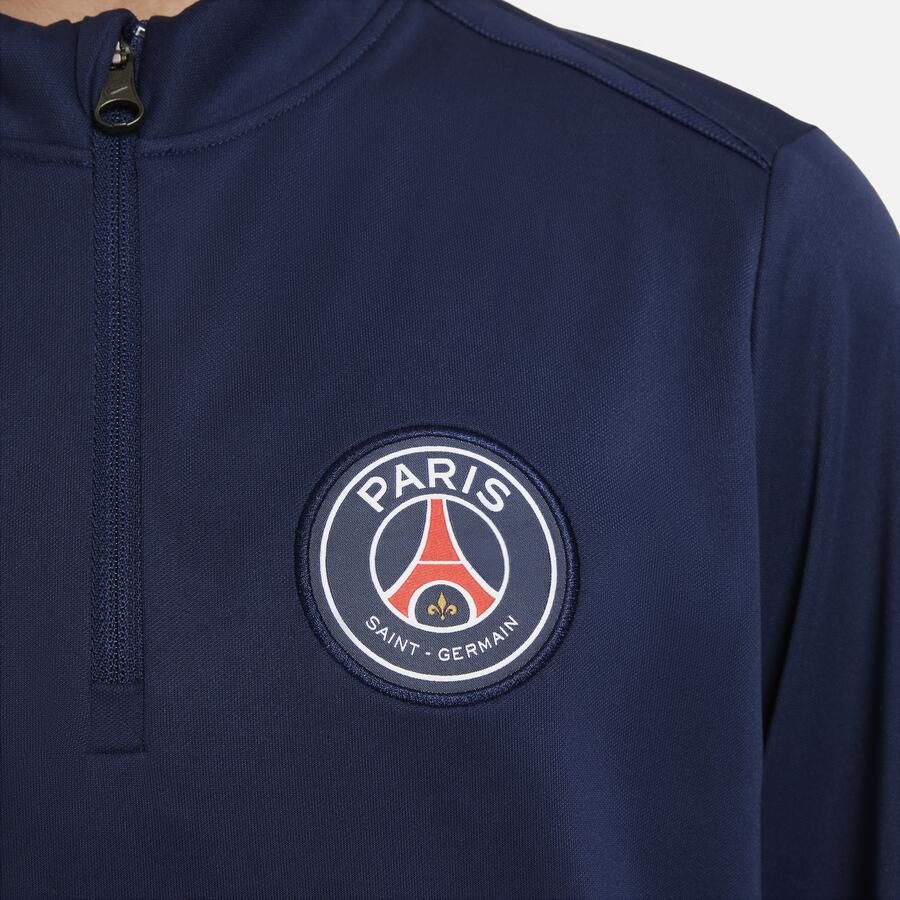 Nike Paris Saint-Germain Academy Pro voetbaltrainingstop met Dri-FIT voor kids Blauw - Foto 2