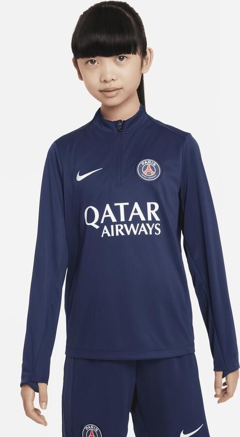 Nike Paris Saint-Germain Academy Pro voetbaltrainingstop met Dri-FIT voor kids Blauw - Foto 3