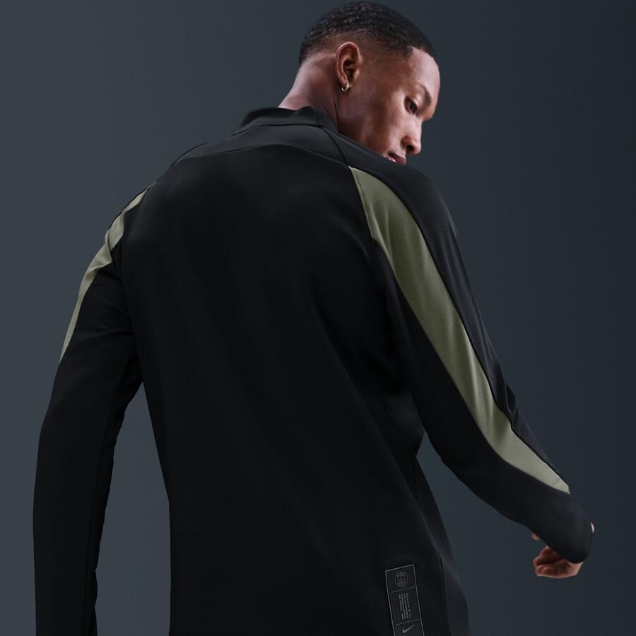 Nike Paris Saint-Germain Academy Winter Warrior Therma-FIT voetbaltrainingstop voor heren Zwart