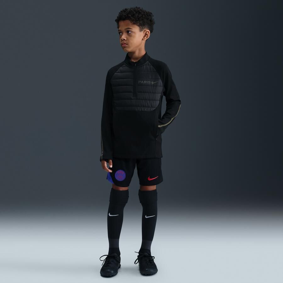 Nike Paris Saint-Germain Academy Winter Warrior Therma-FIT voetbaltrainingstop voor kids Zwart - Foto 3