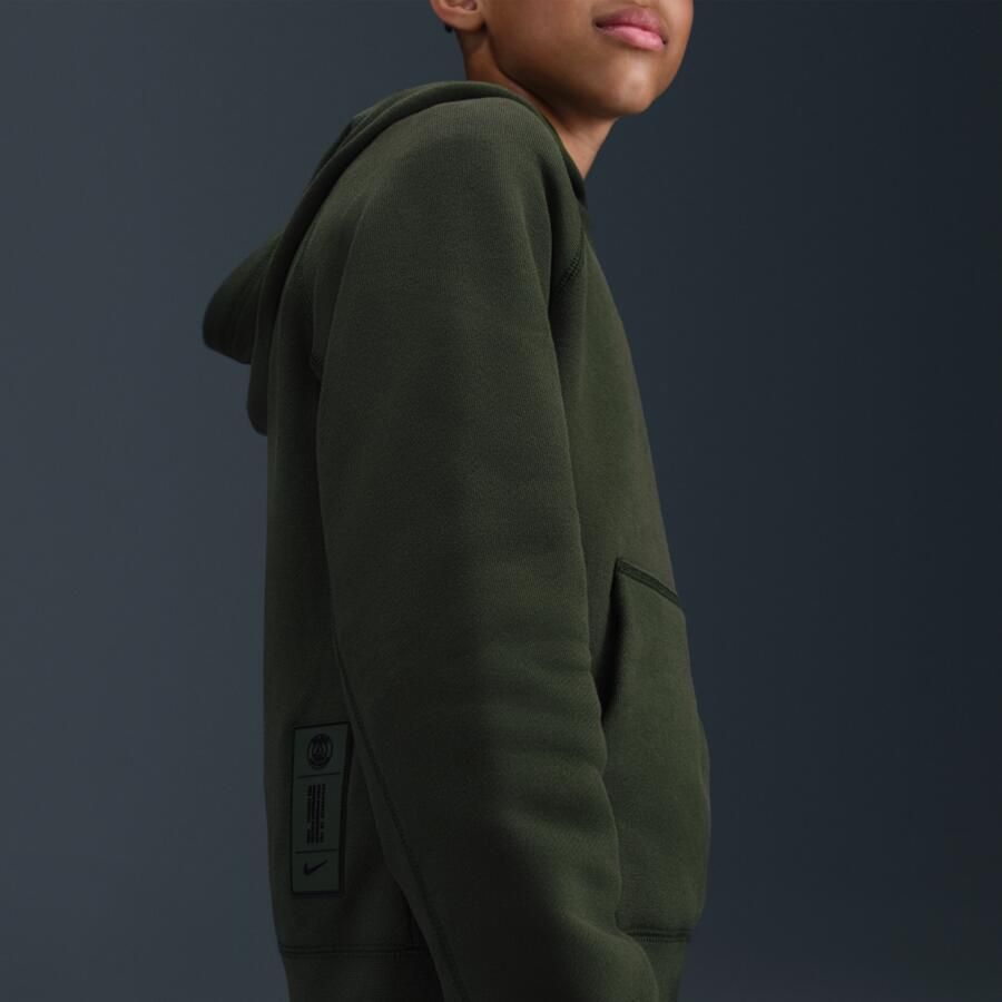 Nike Paris Saint-Germain Air voetbalhoodie voor kids Groen