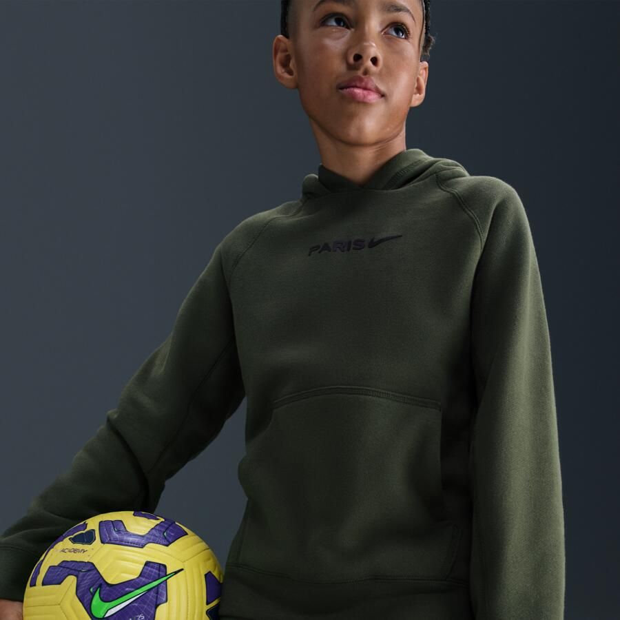 Nike Paris Saint-Germain Air voetbalhoodie voor kids Groen - Foto 2