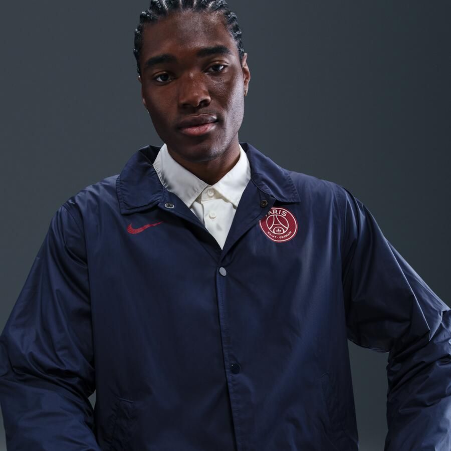 Nike Paris Saint-Germain Club voetbalcoachjack voor heren Blauw - Foto 2