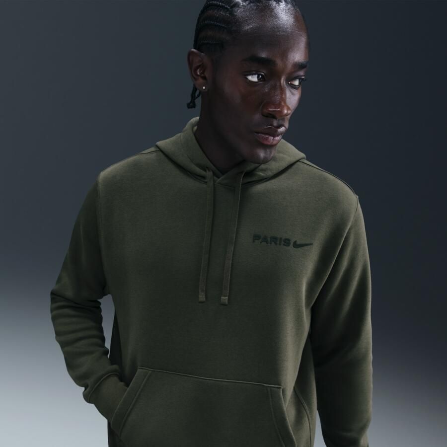 Nike Paris Saint-Germain Club voetbalhoodie van fleece voor heren Groen - Foto 4