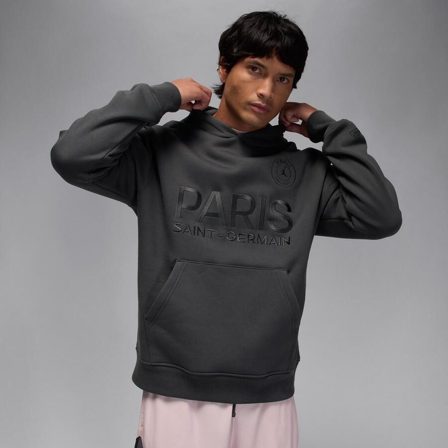 Nike Paris Saint-Germain Fleecehoodie voor heren Grijs - Foto 4