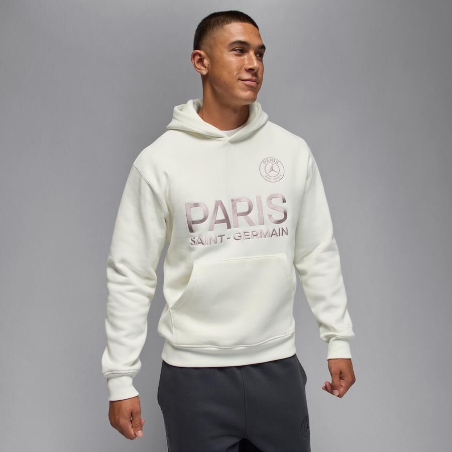 Nike Paris Saint-Germain Fleecehoodie voor heren Wit - Foto 4