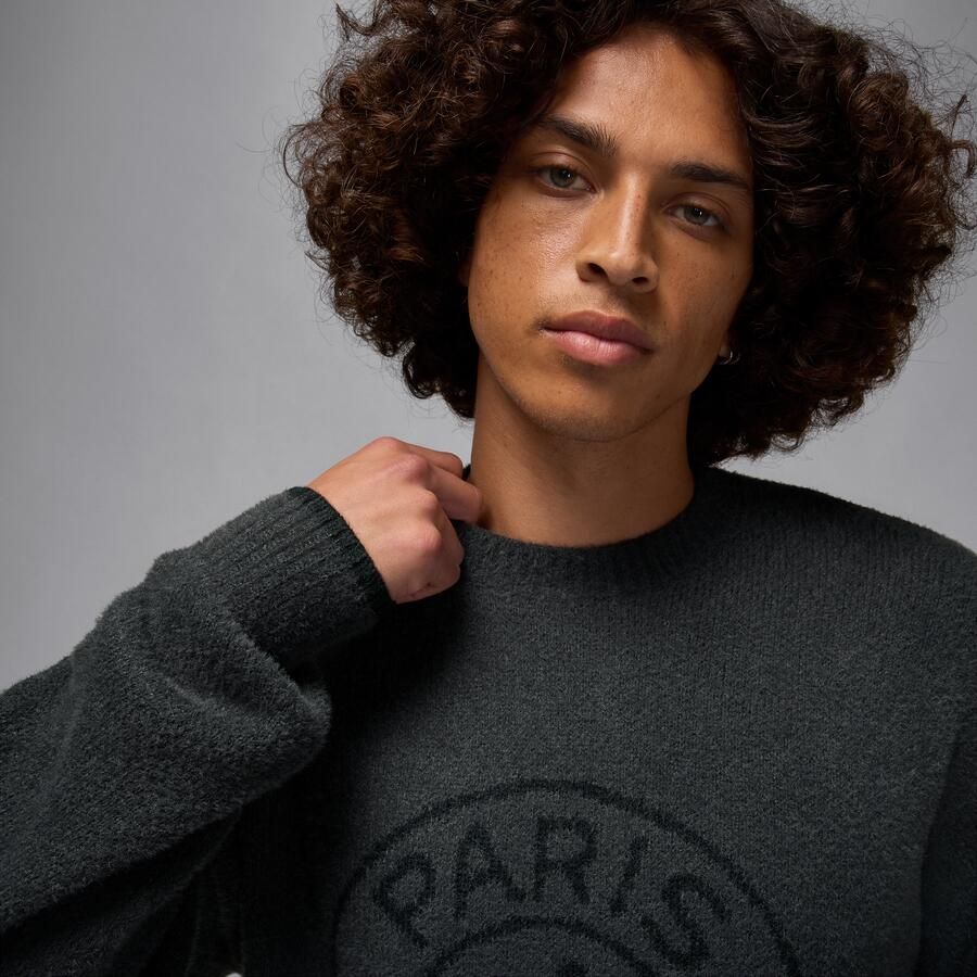 Nike Paris Saint-Germain knit sweater voor heren Grijs - Foto 2