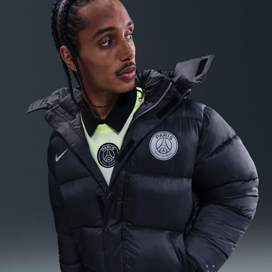 Nike Paris Saint-Germain Life Therma-FIT gewatteerd voetbaljack voor heren Grijs - Foto 2