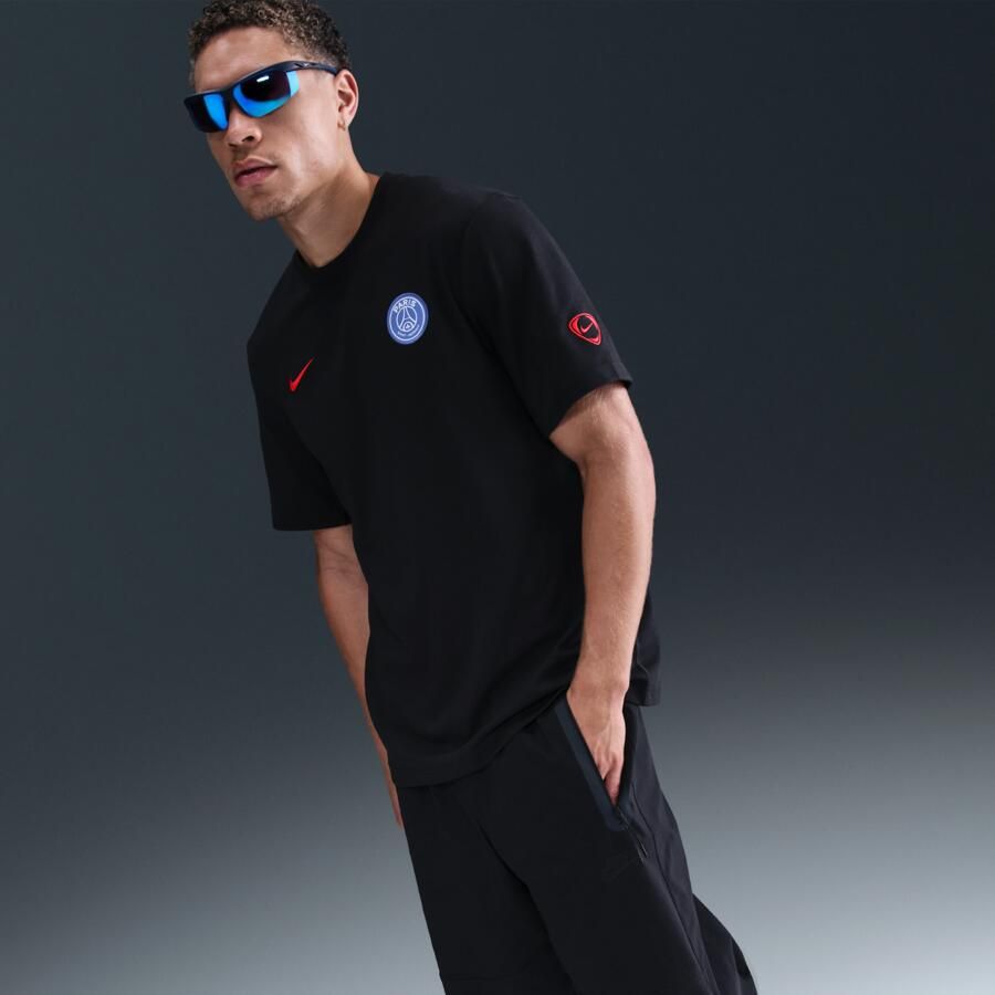 Nike Paris Saint-Germain Primary Derde Total 90 voetbaltop met korte mouwen en Dri-FIT voor heren Zwart - Foto 2