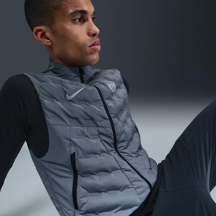 Nike Paris Saint-Germain Running Division Therma-FIT ADV voetbalbodywarmer voor heren Grijs - Foto 2