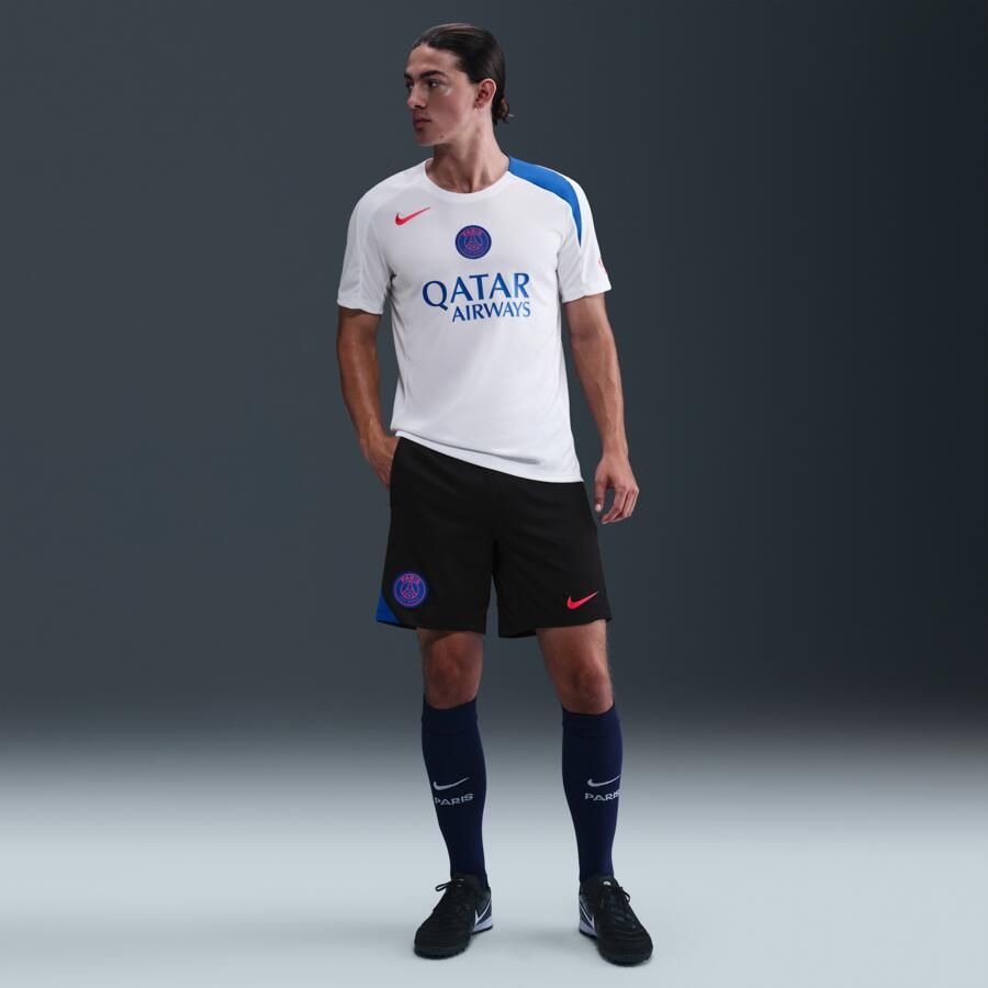 Nike Paris Saint-Germain Strike Derde Total 90 knit voetbalshorts met Dri-FIT voor heren Zwart - Foto 4