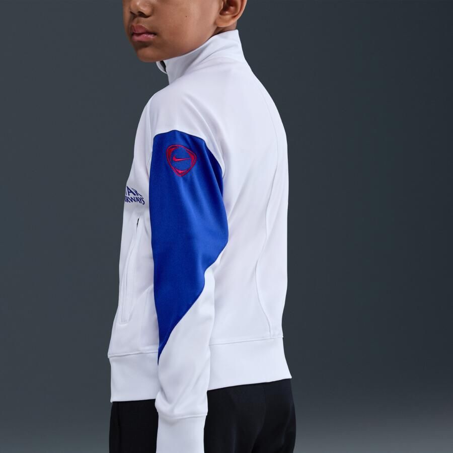 Nike Paris Saint-Germain Strike Derde Total 90 knit voetbaltrainingspak met Dri-FIT voor kids Wit - Foto 2