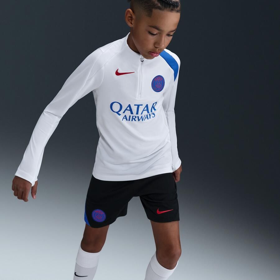 Nike Paris Saint-Germain Strike Derde Total 90 knit voetbaltrainingstop met Dri-FIT voor kids Wit - Foto 2