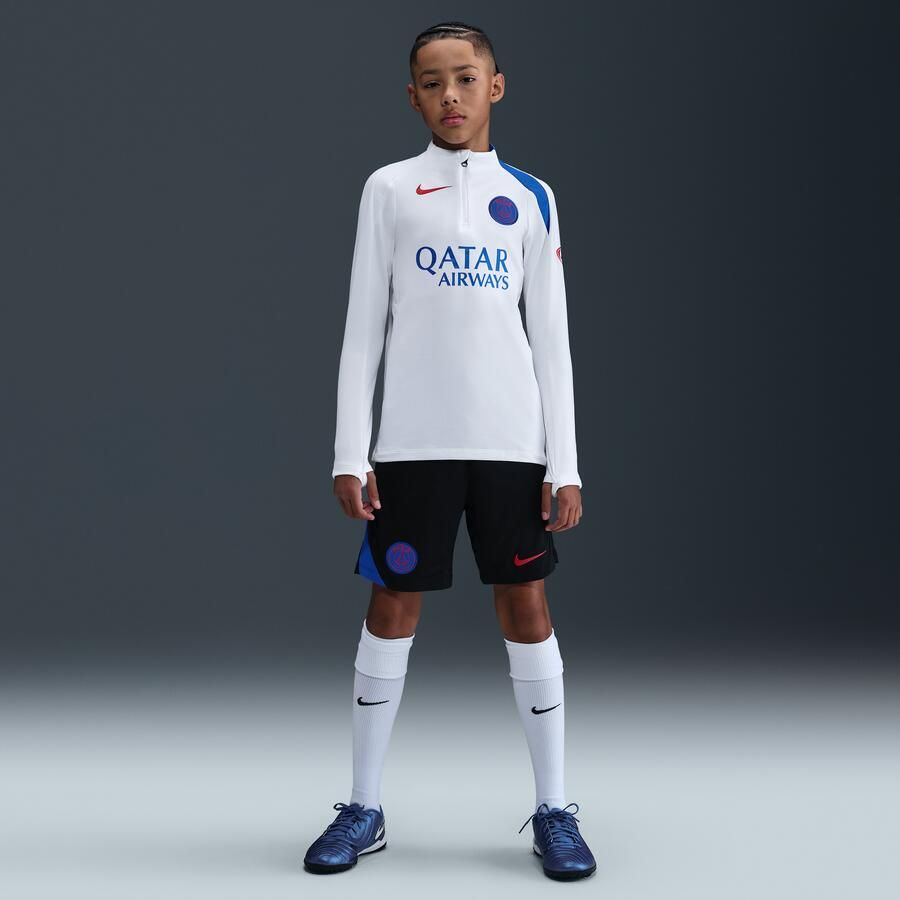 Nike Paris Saint-Germain Strike Derde Total 90 knit voetbaltrainingstop met Dri-FIT voor kids Wit - Foto 3