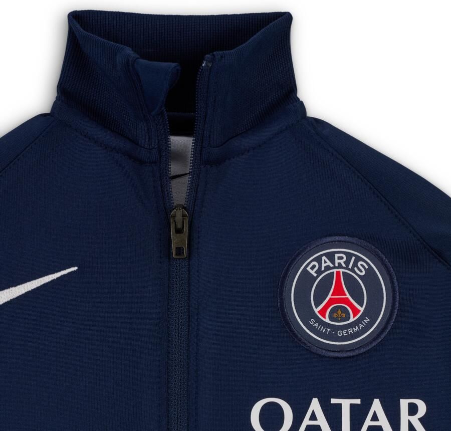 Nike Paris Saint-Germain Strike Dri-FIT knit voetbaltrainingspak voor baby's peuters Blauw
