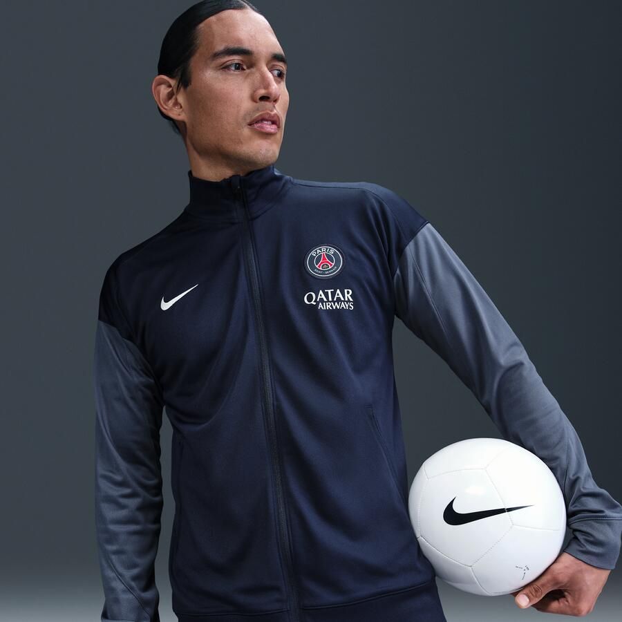 Nike Paris Saint-Germain Strike Dri-FIT knit voetbaltrainingspak voor heren Blauw