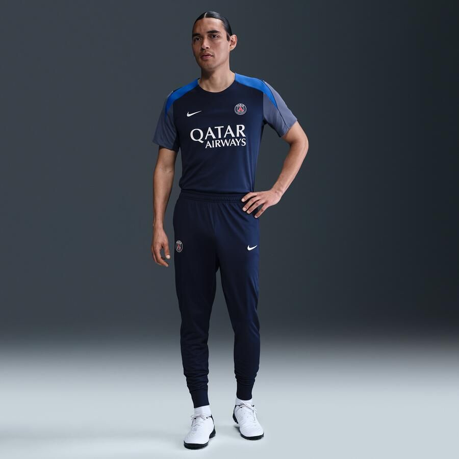 Nike Paris Saint-Germain Strike Dri-FIT voetbaltop met korte mouwen voor heren Blauw - Foto 3
