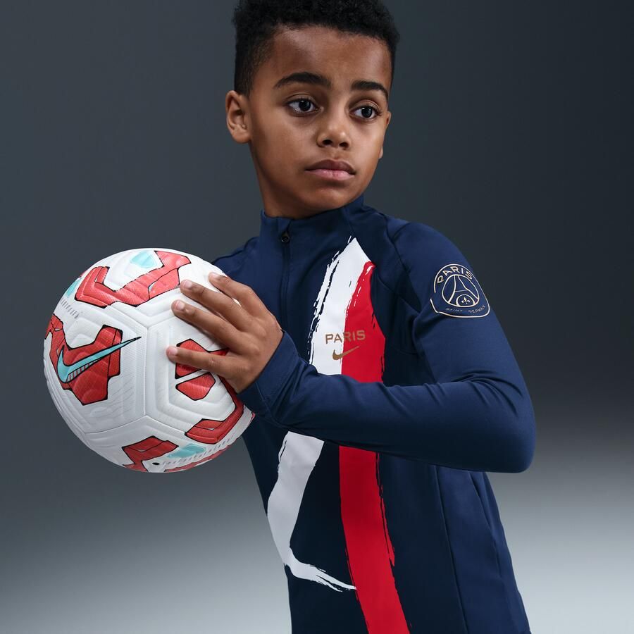 Nike Paris Saint-Germain Strike Dri-FIT voetbaltrainingstop voor kids Blauw - Foto 2
