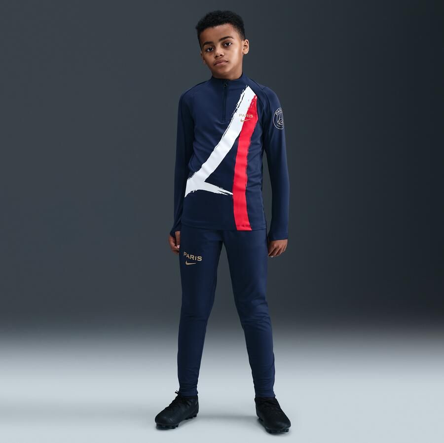 Nike Paris Saint-Germain Strike Dri-FIT voetbaltrainingstop voor kids Blauw - Foto 3