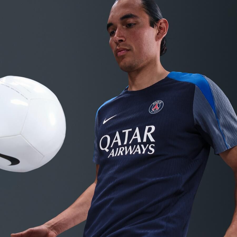 Nike Paris Saint-Germain Strike Elite Dri-FIT ADV voetbaltop met korte mouwen voor heren Blauw - Foto 2