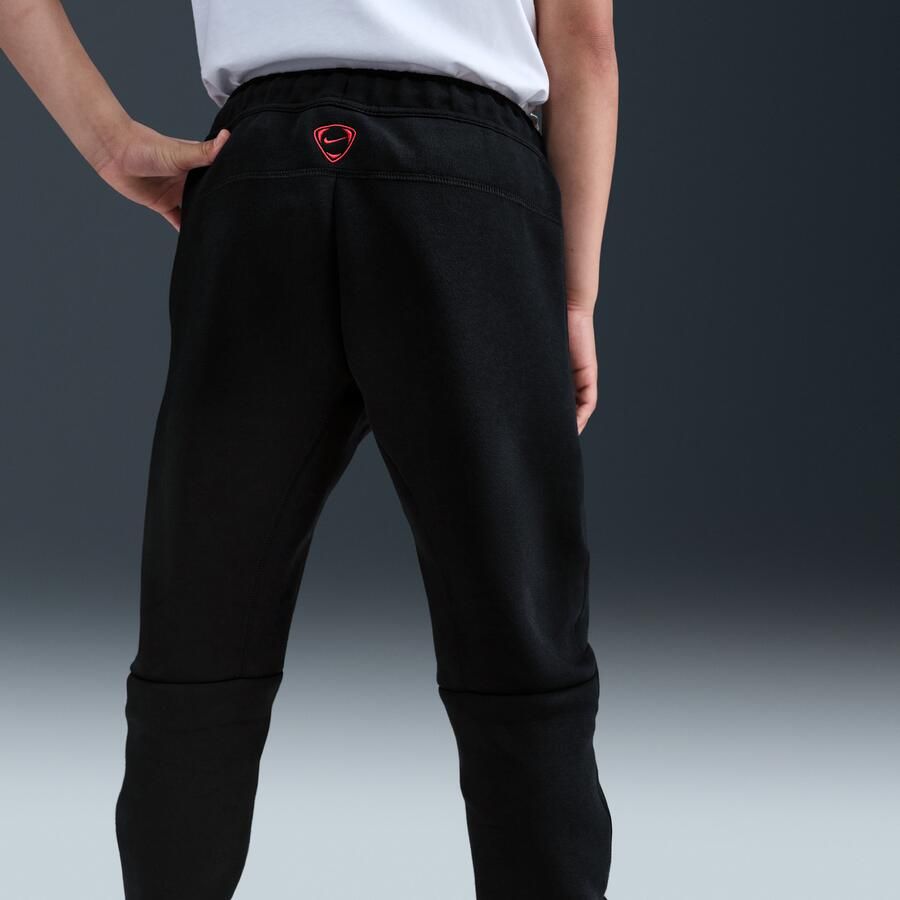 Nike Paris Saint-Germain Tech Derde Total 90 voetbalbroek van fleece voor kids Zwart - Foto 2