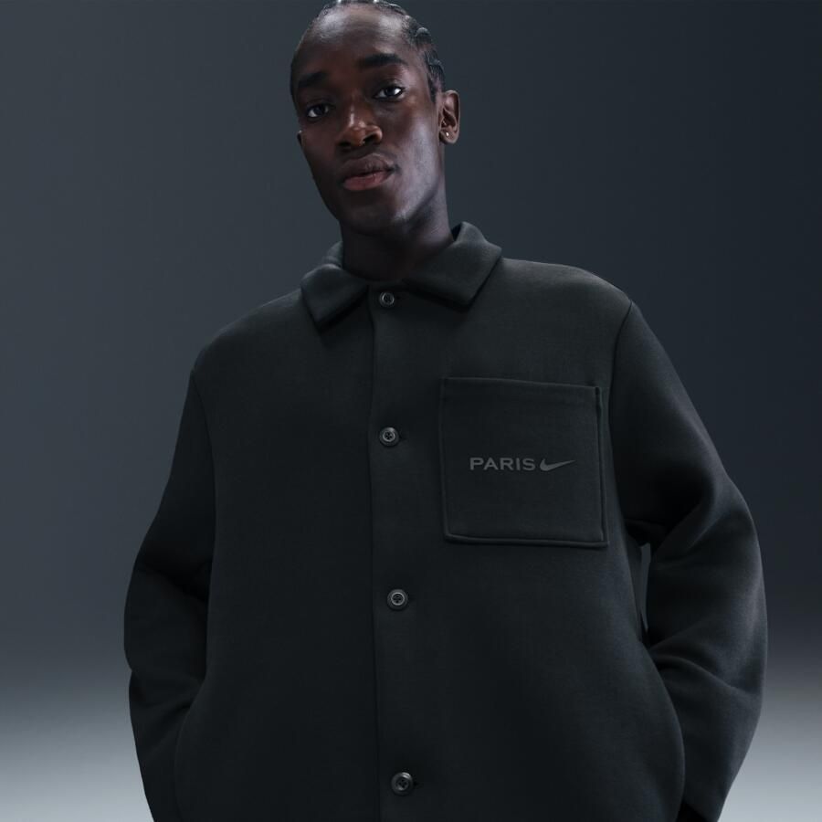 Nike Paris Saint-Germain Tech Fleece voetbalshacket voor heren Zwart - Foto 4